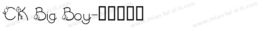 CK Big Boy字体转换